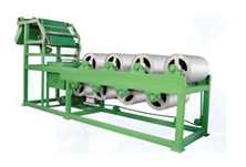 Drum type rubber cooling machine