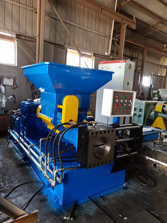 Double-Shaft-Force-Feed Rubber Extruder (with rubber filtering function)